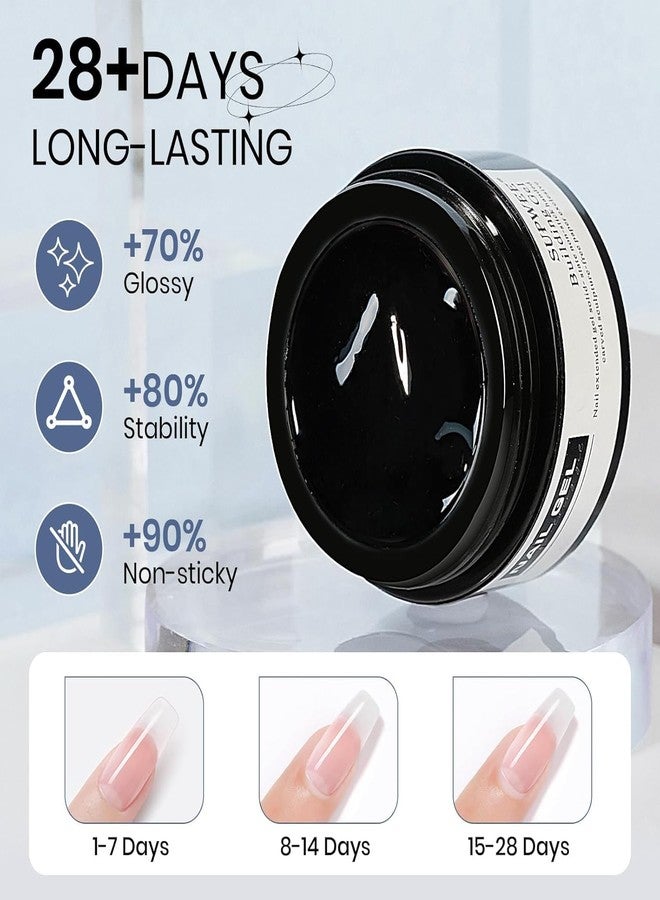 Brille Bee Solid Builder Gel, Clear Non-Stick Nail Art Gel for 3D Carving, Molding, Patterns, DIY Manicure Decoration. - Image 5