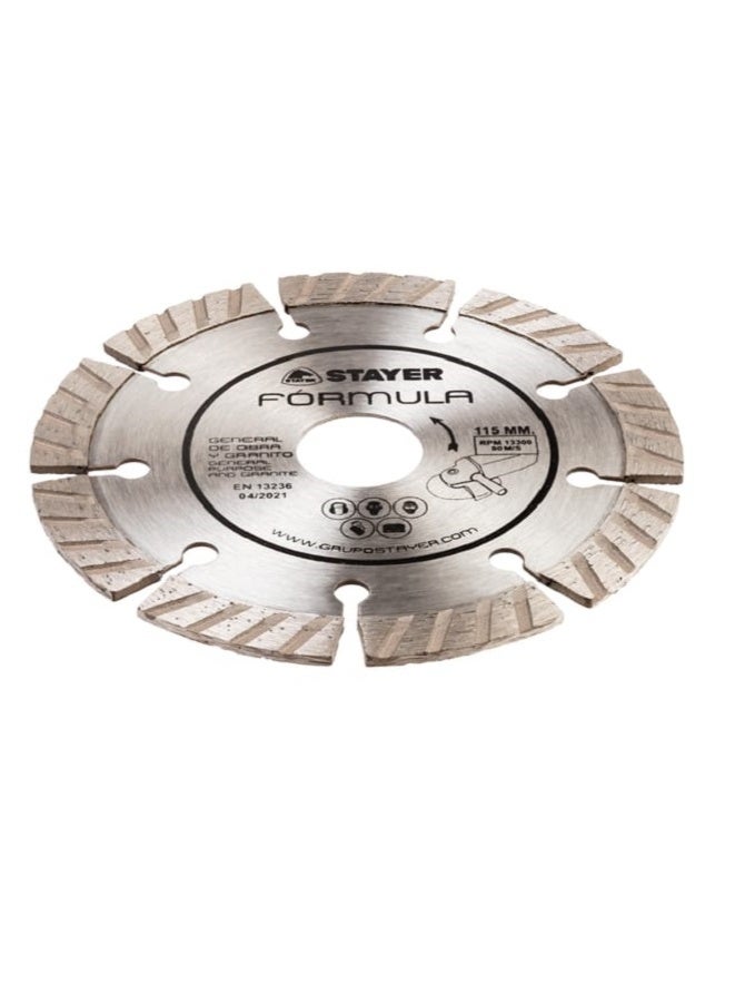 ستاير صينية ألماظ جرانيت جاف 4.5 بوصة 115مم مفتوحة فدية متقطعة طول 10 مم ستاير أسباني - Image 5