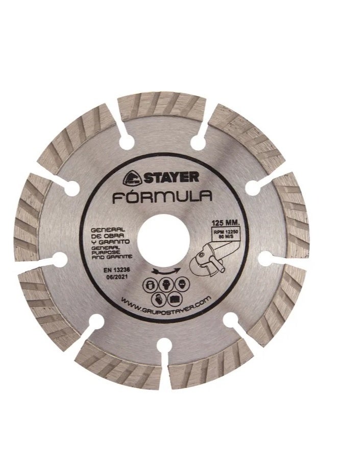 ستاير صينية ألماظ جرانيت جاف 4.5 بوصة 115مم مفتوحة فدية متقطعة طول 10 مم ستاير أسباني - Image 1