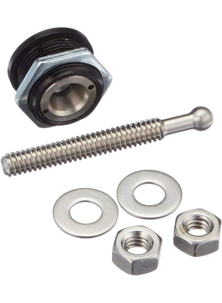 Pack of 2 Quick Release Latch Lock Clip Push on Bonnet Kit 1.25in/32mm Diameter Universal Aluminum Alloy Quick Latch Lock for Auto Car Bumper License Plate Hood or Various DIY - Image 2