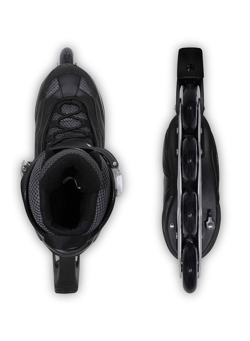 Nivia Super Inline Adjustable Skating Shoes From 32 EUR (UK 1) To 35 EUR (UK 2.5) for Kids 4 - 7 Years | Material : PU (Polyurethane) | Unisex Outdoor/Indoor Skates Shoes with ABEC 7 Bearing - Image 5