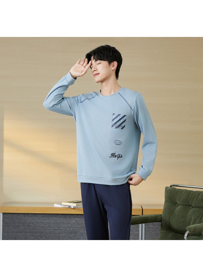 Fenton men's Pajama Set - Hoodie & Sweatpants With Round Neck, Sporty Style Homewear, Suitable For Outdoor Wear - Image 4