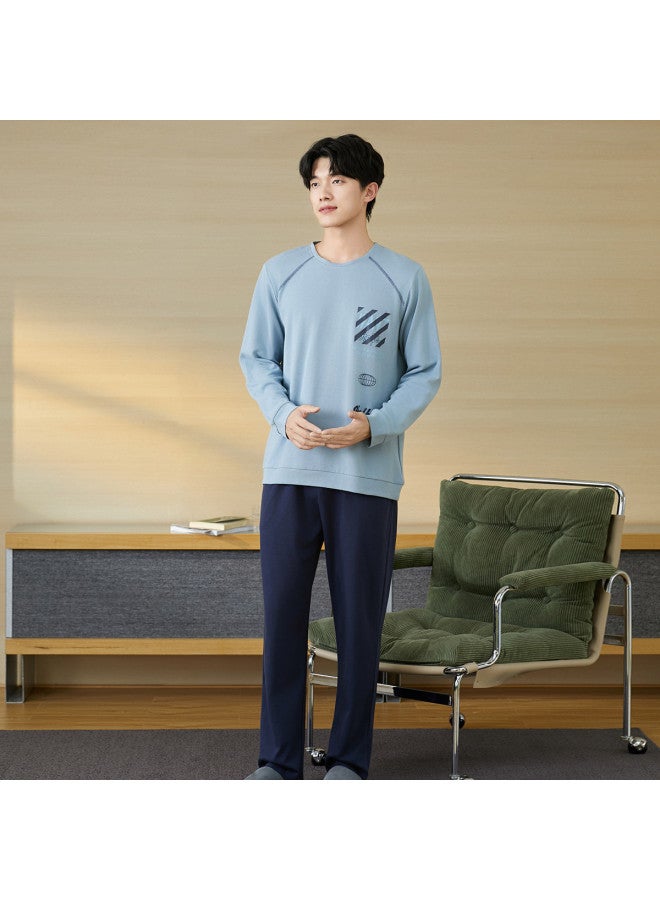 Fenton men's Pajama Set - Hoodie & Sweatpants With Round Neck, Sporty Style Homewear, Suitable For Outdoor Wear - Image 5