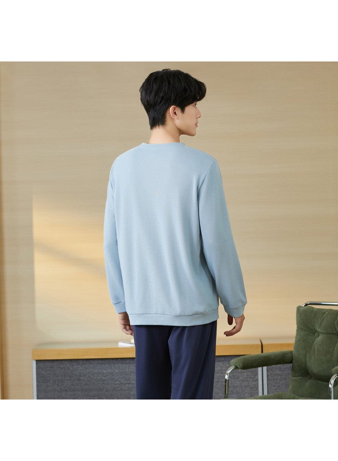 Fenton men's Pajama Set - Hoodie & Sweatpants With Round Neck, Sporty Style Homewear, Suitable For Outdoor Wear - Image 3