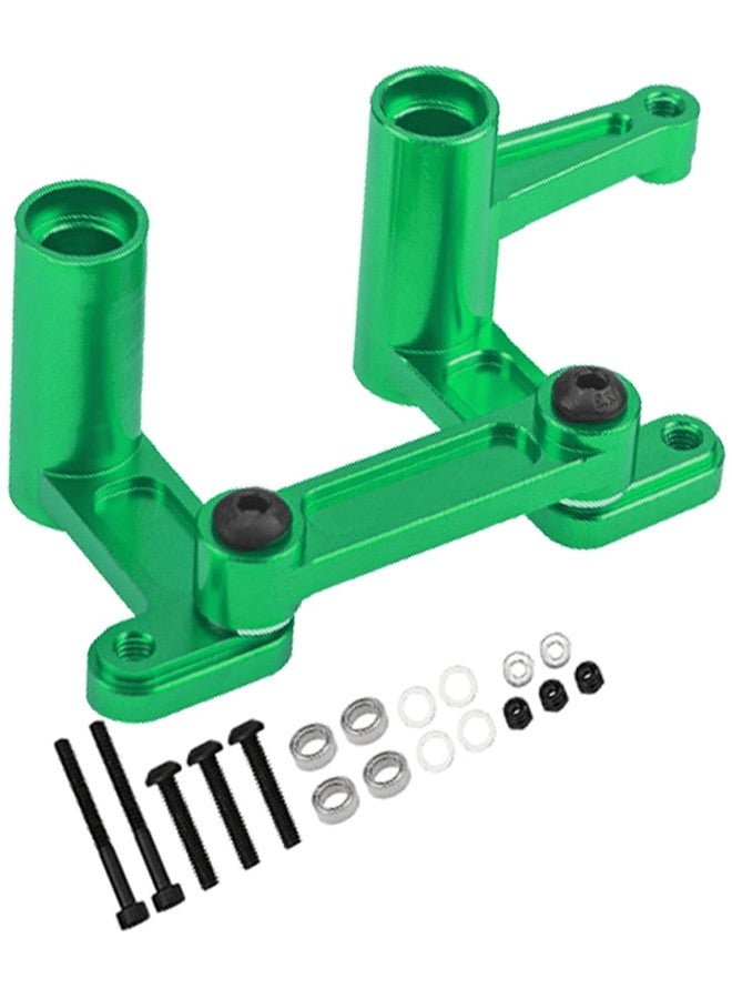 RCarmumb RC Upgrades Parts for 1/10 Slash VXL 2WD/Rustler VXL 2WD/Bandit VXL 2WD,Aluminum Steering Bellcranks Drag Link with Ball Bearings,Replace 3743,Green - Image 2