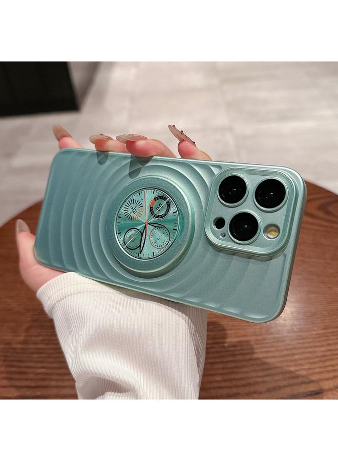 زبون جراب لهاتف iPhone 13 Pro Max مصنوع من مادة البولي كربونات المقاومة للصدمات مع حامل - Image 1