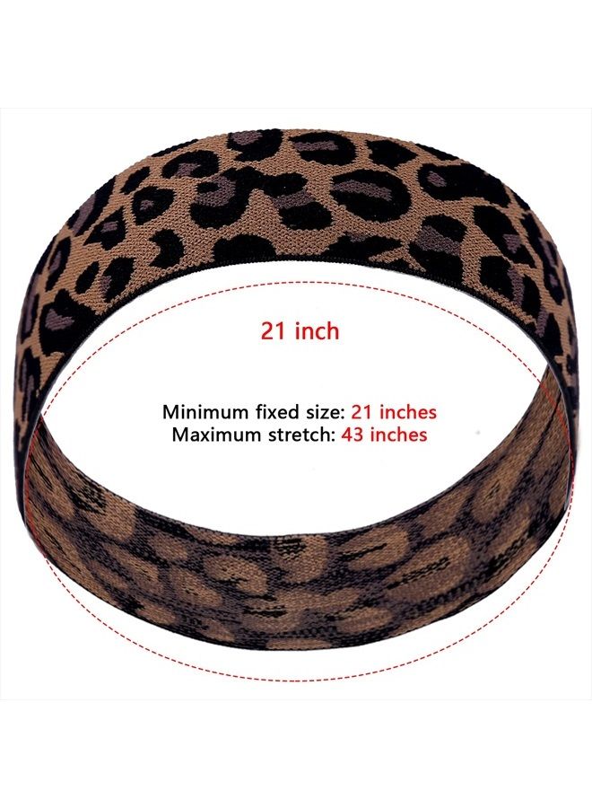 LEEONS Elastic Bands for Wig Edges 2PCS Edge Laying Band Adjustable Edge Wrap to Lay Edges Lace Melting Band Leopard Print Pattern Wig Band for Edges Comfortable Elastic Band for Lace Frontal Melt - Image 3