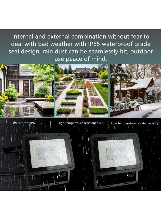 melfi Outdoor Super Bright Waterproof Led Flood Light Durable Energy-Efficient And Weatherproof For Basketball Court Stadium Playground Gardens Yards And Exteriors Daylight 150W - Image 3