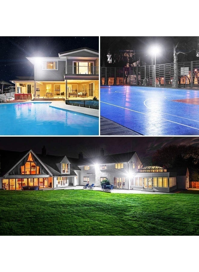 melfi Outdoor Super Bright Waterproof Led Flood Light Durable Energy-Efficient And Weatherproof For Basketball Court Stadium Playground Gardens Yards And Exteriors Daylight 150W - Image 4