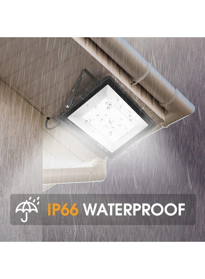 melfi Outdoor Super Bright Waterproof Led Flood Light Durable Energy-Efficient And Weatherproof For Basketball Court Stadium Playground Gardens Yards And Exteriors Daylight 150W - Image 2