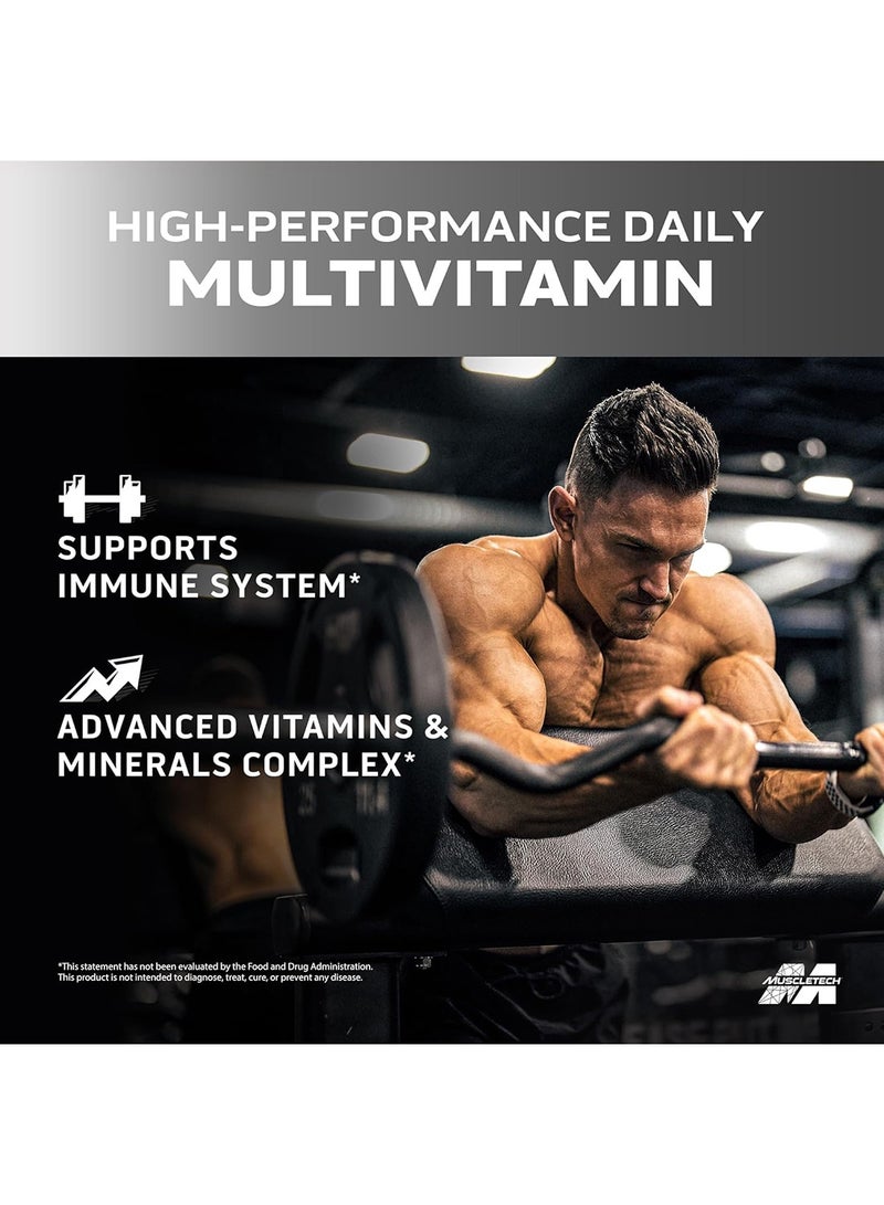 MuscleTech Platinum Multi Vitamin for Men Women Daily MultiVitamin Immune Support 90 Tablets - Image 3