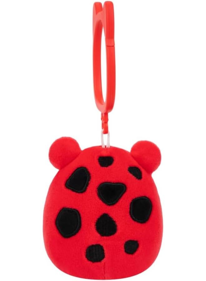 Squishmallows - Clip -On: The Red Tropical Frog With Mushroom Embroidery - Obu (3.5 inch) - Image 2