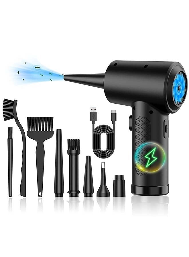 Sakulight Compressed air Duster - Keyboard Cleaner for Office no Canned Reusable Good Replacement Can Electric 91000RPM Cordless air Duster pc 7600mAh -pc Cleaning-air Blower-car dusters-Electric - Image 1