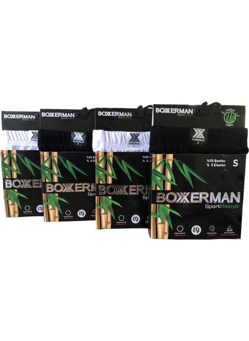 Tatkan Men's Bamboo Boxerman Boxer - 3 Pieces  - Image 1