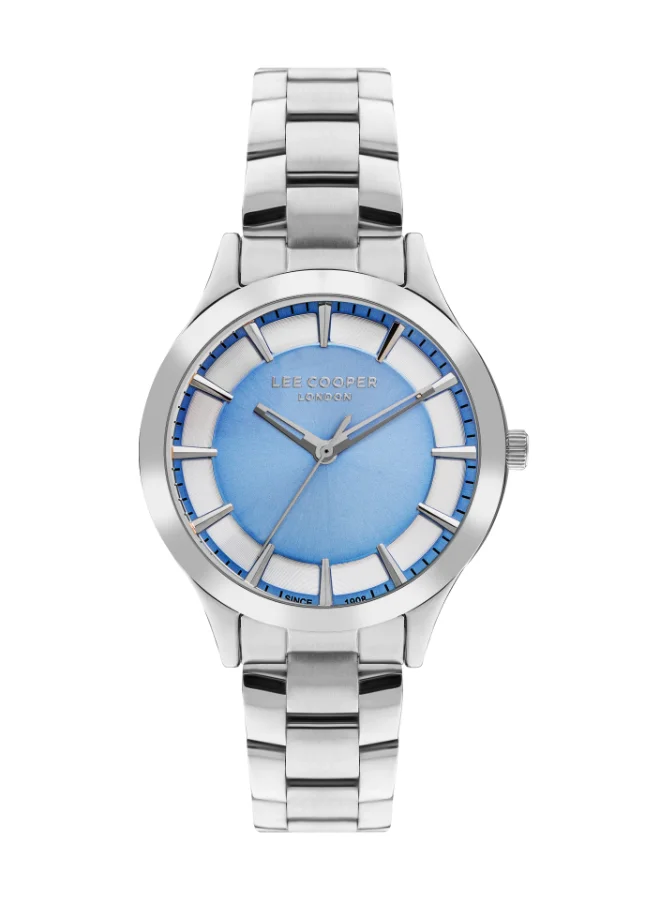 لي كوبر LEE COOPER Women's Analog Blue Dial Watch - LC07880.390