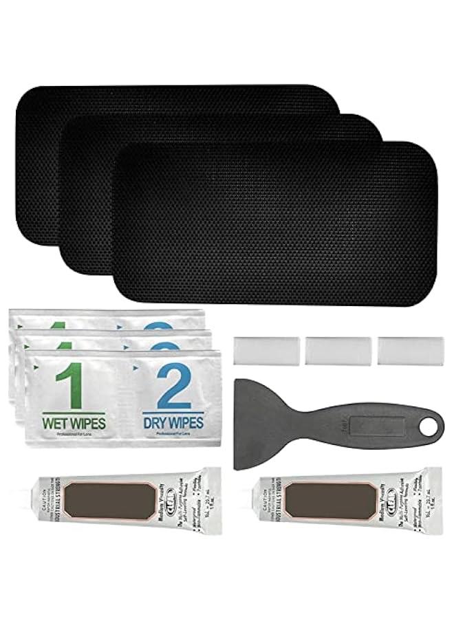 Trampoline Repair Kit - Trampoline Patch Repair Kit, Repair Trampoline Mat Tear Or, Complete Set Including Patches, Glue, Gloves, Scraper, Dry Wet Wipes, Trampoline Accessories - Image 5