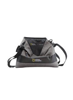 NATIONAL GEOGRAPHIC National Geographic Shadow RPET Shoulder Bag Grey, Durable Water Resistant Adjustable/Removable Strap With RFID Pocket Portable Organizer Pouch/Crossbody Bag for Men and Women, School Travel College  - Image 5