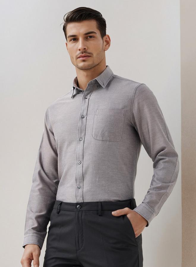 سبلاش فيڤ قميص أكسفورد بقصة عادية - Image 1