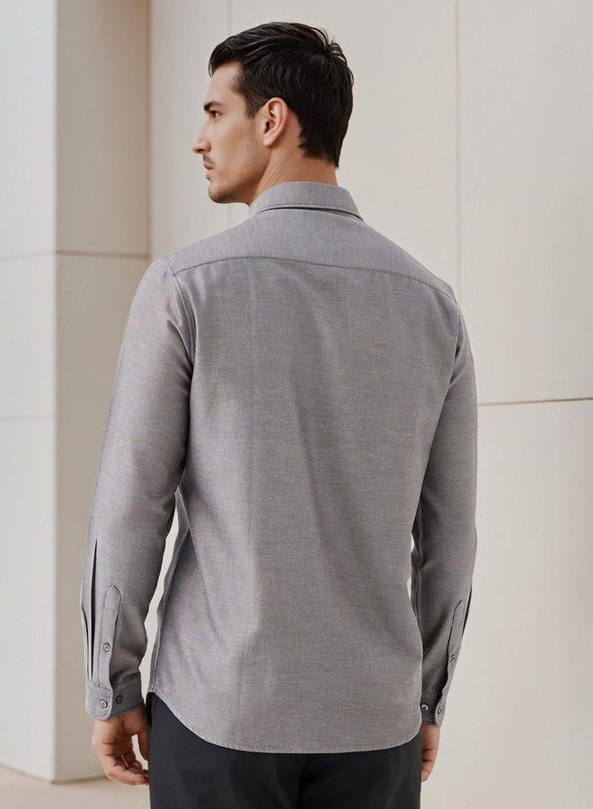 سبلاش فيڤ قميص أكسفورد بقصة عادية - Image 3