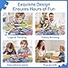 THINKBAY 14PCS Realistic Ocean Sea Animals Coral Toys with 20 Floor Puzzles for Kids Kids Ocean Animals Toys Including SharkOctopusStarfishSea Turtle for Toddler Boys Girls Birthday Gifts - Image 4