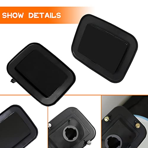 Tonsya For 2003 2004 2005 2006 2007 2008 2009 Hummer H2 Front Corner Turn Signal Parking Lights Housings Replacement Smoked Lens - Image 2