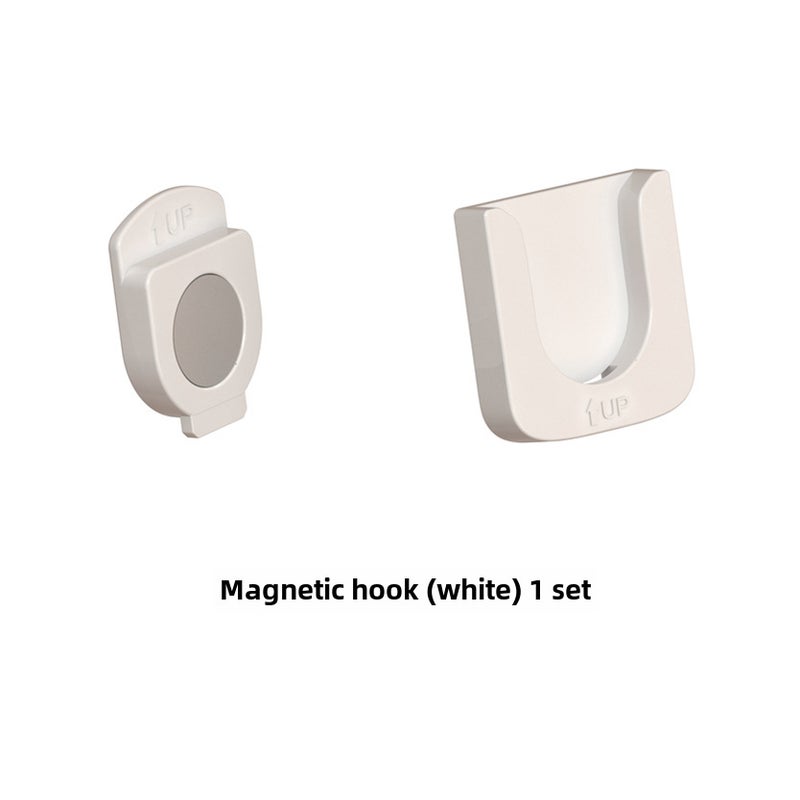 Magnetic Attraction Remote Control Storage Hook White - Image 1