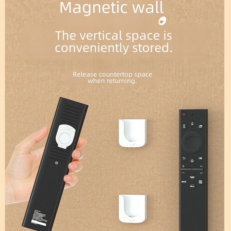 Magnetic Attraction Remote Control Storage Hook White - Image 3