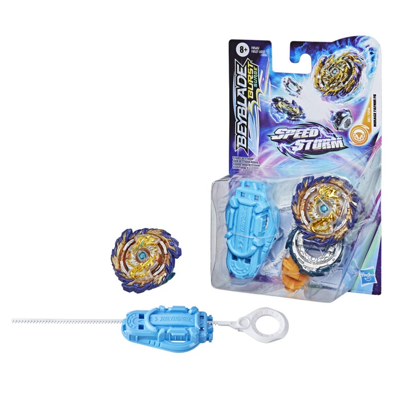 بي بليد -beyblade burst sperge speedstorm mirage fafnir f6 spinning top starter pack - stamina type watling game with to to toy for Kids - Image 3