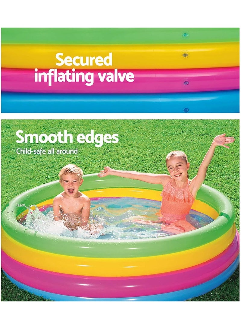 بست واي مسبح أطفال متوهج عند غروب الشمس مقاس 157×46 سم - Image 3