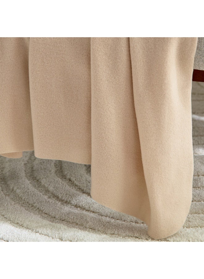 Home Box Atlanta Solid Recycled Polar Fleece Throw 120 x 160 cm - Image 3