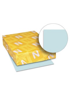 Exact Neenah Paper 49521 Exact Index Card Stock 110Lb 8 1/2 X 11 Blue 250 Sheets  - Image 1