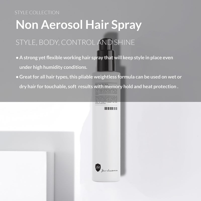 Number 4 Hairspray for Women and Men, Non Aerosol Strong Hold Hair Spray, 6.7 oz - Image 3