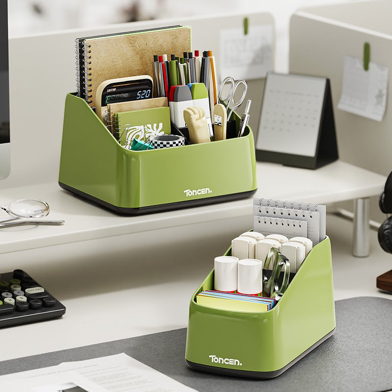 Desktop Storage Box with Compartments for Office, Living Room, Bedroom - Image 1