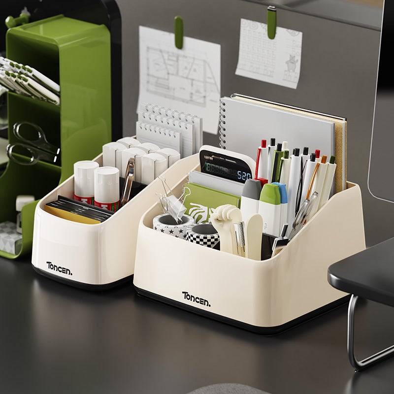 Desktop Storage Box with Compartments for Office, Living Room, Bedroom - Image 3