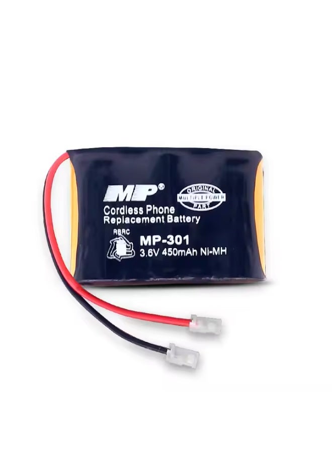 أم بي بطارية MP 301 قابلة لإعادة الشحن 3.6V 450mAh Ni-MH – بطارية مدمجة لأجهزة الهاتف اللاسلكي والألعاب والإلكترونيات الصغيرة - Image 5