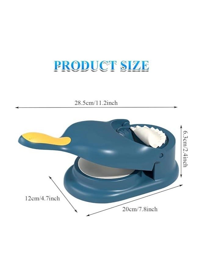 Denx 2 in 1 Dumpling Maker, Manual Dumpling Maker with Tortilla Mold and Pizza Dough Press - Universal Fit Hand Press for Dumpling Maker, DIY Dough Shaping, Turn Dumpling Making into a Work of Art - Image 4