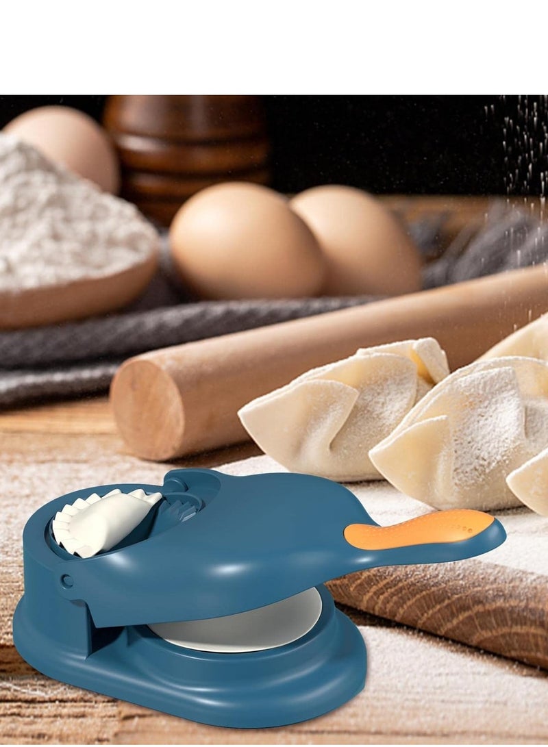 Denx 2 in 1 Dumpling Maker, Manual Dumpling Maker with Tortilla Mold and Pizza Dough Press - Universal Fit Hand Press for Dumpling Maker, DIY Dough Shaping, Turn Dumpling Making into a Work of Art - Image 1