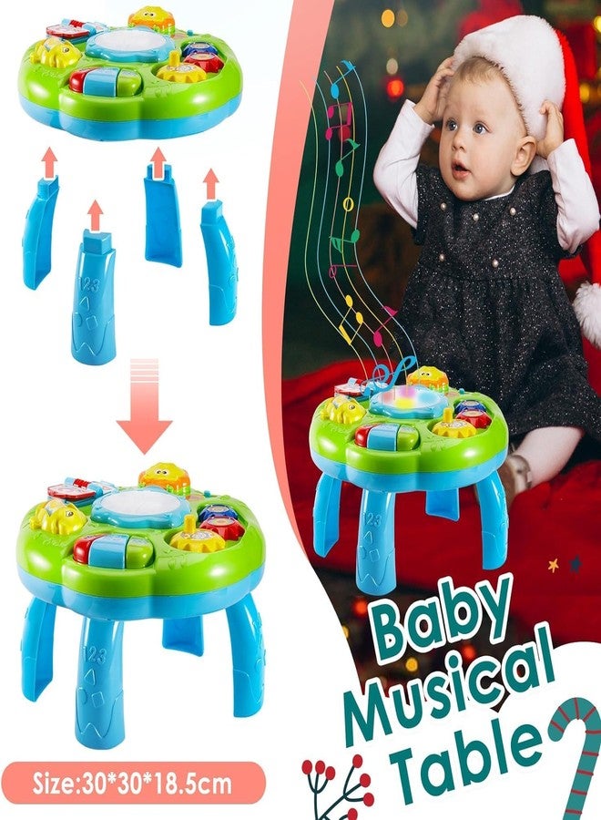 Fezeedi Baby Toys Musical Learning Table 2 in 1 Activity Center for Toddlers 18+ Months | Educational Toys for 1 2 Year Old Boys Girls | Baby Piano Toy with Lights & Animal Sounds - Image 4