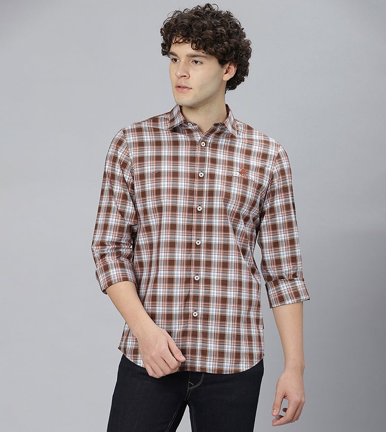 BEVERLY HILLS POLO CLUB قميص بأكمام طويلة مخطط