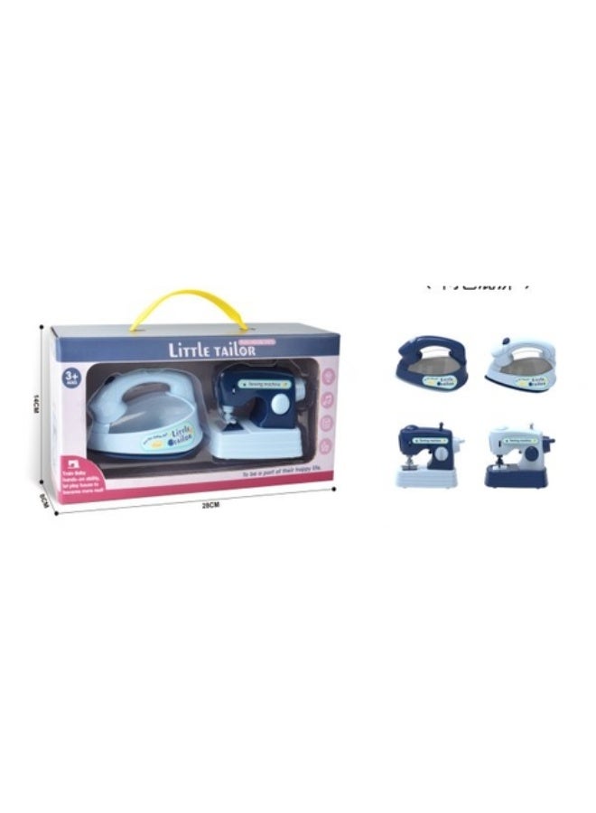 Little Tailor Pretend Play Sewing Machine and Iron Toy Set for Kids Ages 3+ - Image 5