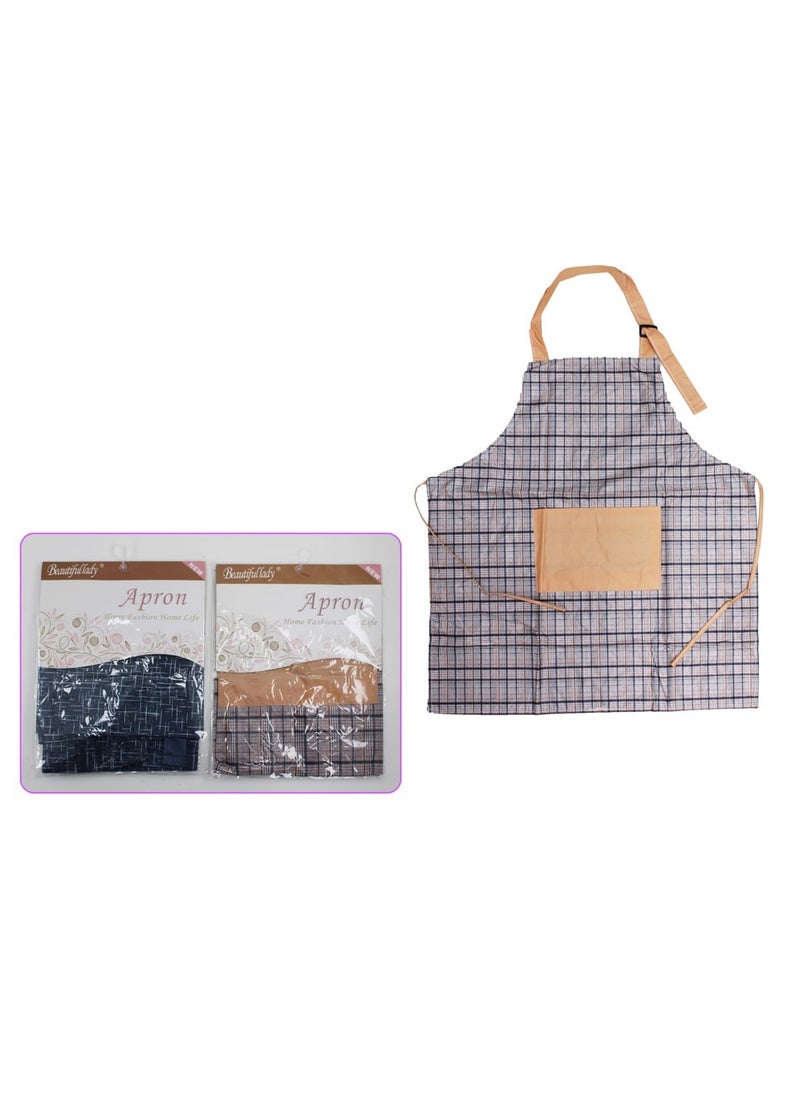 AL QADAH - Cotton Apron 71x65Cm Mix Color - Image 1