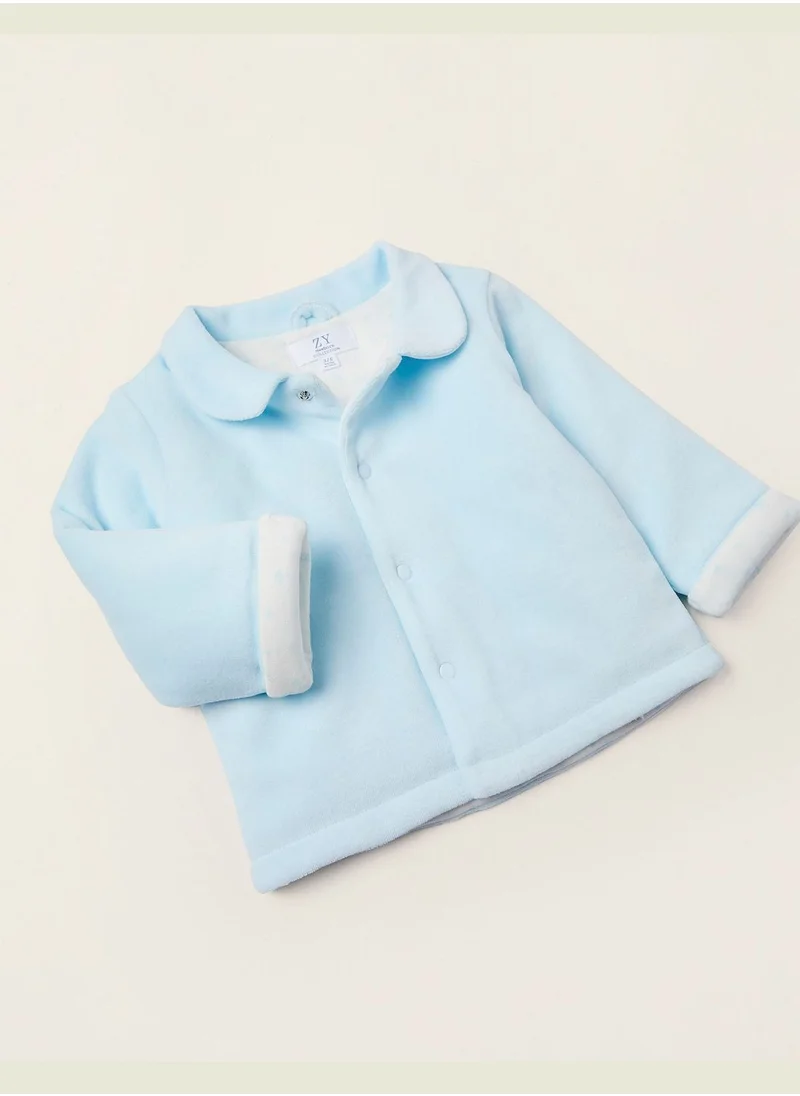 زيبي Zippy Velour Jacket With Cotton Lining For Newborn