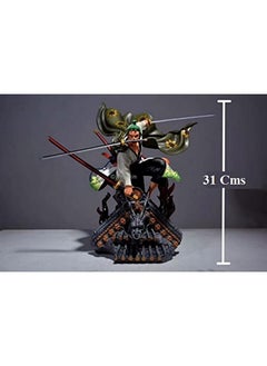 Trunkin Trunkin | One Piece Roronoa Zoro PVC Action Figure | PVC Statue Model Toys Standie Action Figure | Weeb Manga Collectible 31Cms,  - Image 4