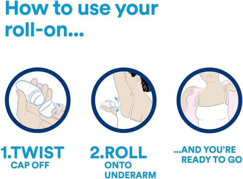 دوف مزيل عرق دوف جو فريش رول أون برائحة الرمان والليمون 50 مل - عبوة من 6 قطع | مضاد للتعرق، حماية من الروائح تدوم 48 ساعة، خالٍ من الكحول، لطيف على البشرة - Image 3