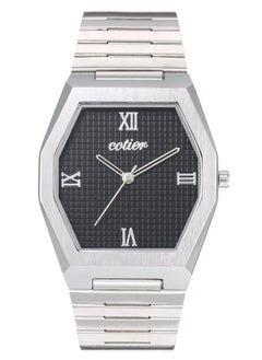 Silver steel men's watch