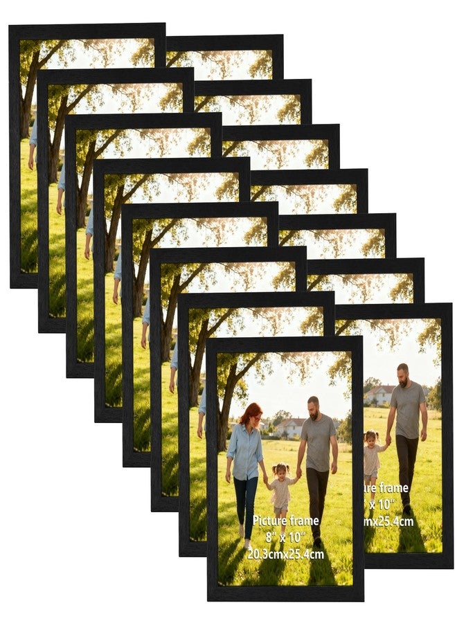جيفت جاردن مجموعة إطارات صور جيفت جاردن 8×10، 15 إطارًا، إطارات صور خشبية متعددة الألوان باللون الأسود، مقاس 8×10، للتعليق على الحائط أو العرض على الطاولة - Image 1