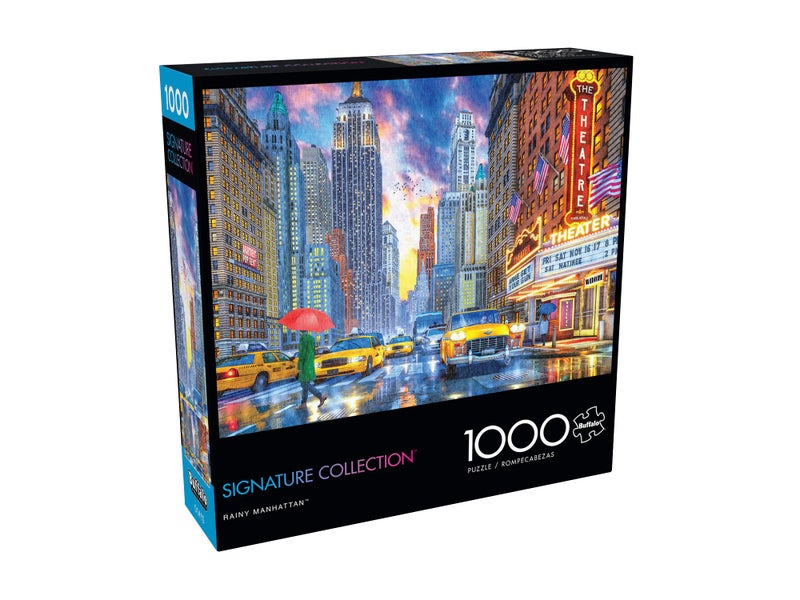 Buffalo Games - Dominic Davison - Rainy Manhattan - 1000 Piece Jigsaw Puzzle for Adults -Challenging Puzzle Perfect for Game Nights - Finished Size is 26.75 x 19.75 - Image 3