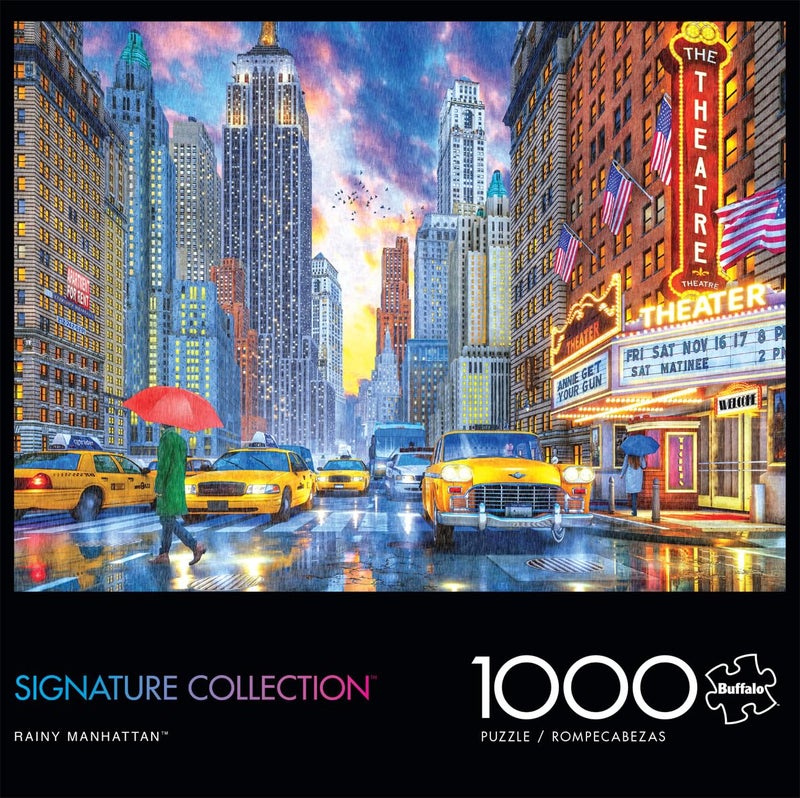 Buffalo Games - Dominic Davison - Rainy Manhattan - 1000 Piece Jigsaw Puzzle for Adults -Challenging Puzzle Perfect for Game Nights - Finished Size is 26.75 x 19.75 - Image 2