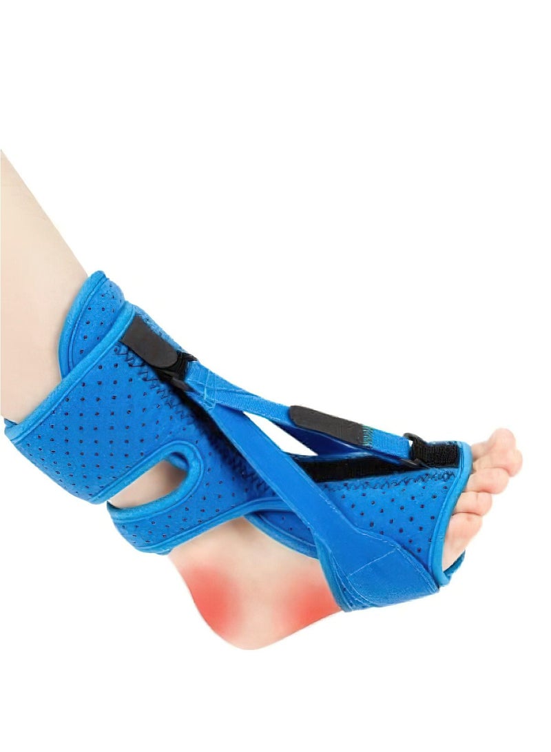 1pcs Plantar Fasciitis Night Splint, Foot Brace With Massage Ball, Effective For Foot Pain Relief By Plantar Fasciitis Achilles Tendonitis Foot Drop Corrector Flat Arch Heel Spur - Image 1