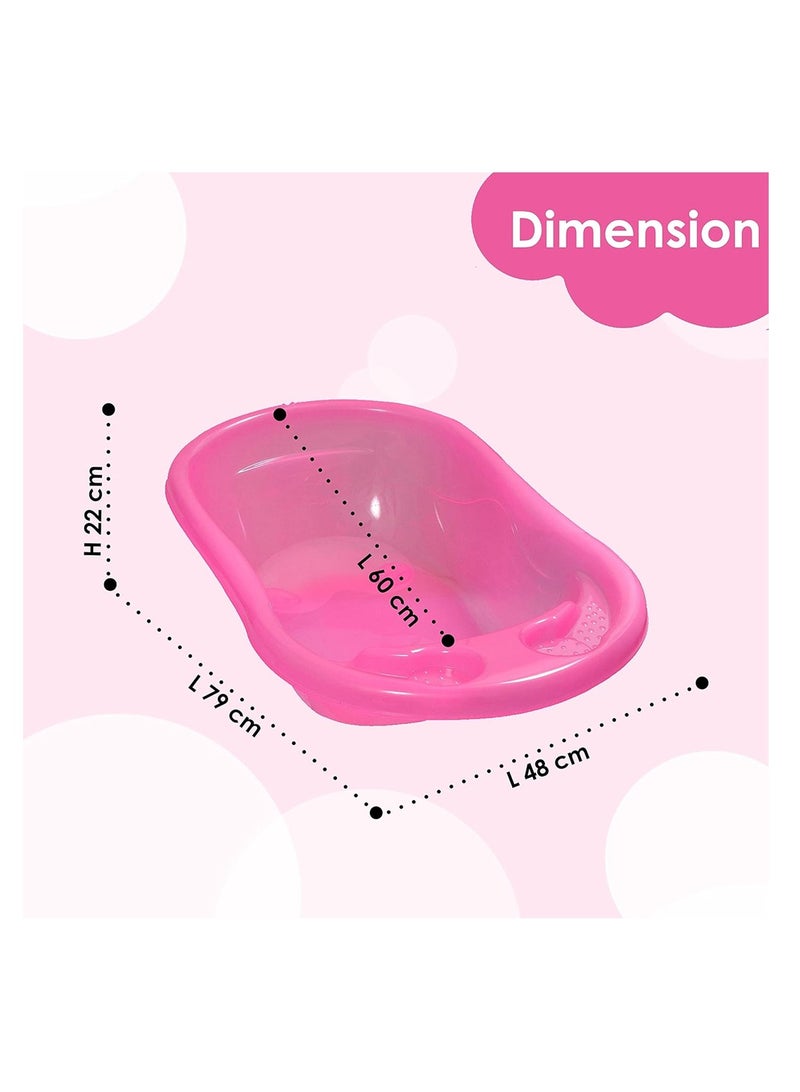 ستار بيبيز مجموعة من قطعتين من صن بيبي (حوض استحمام سبلاش مع دعامة للاستحمام) - وردي - Image 4